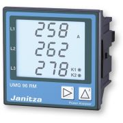 UMG 96RM - seria analizatorów jakości energii elektrycznej z montażem tablicowym.